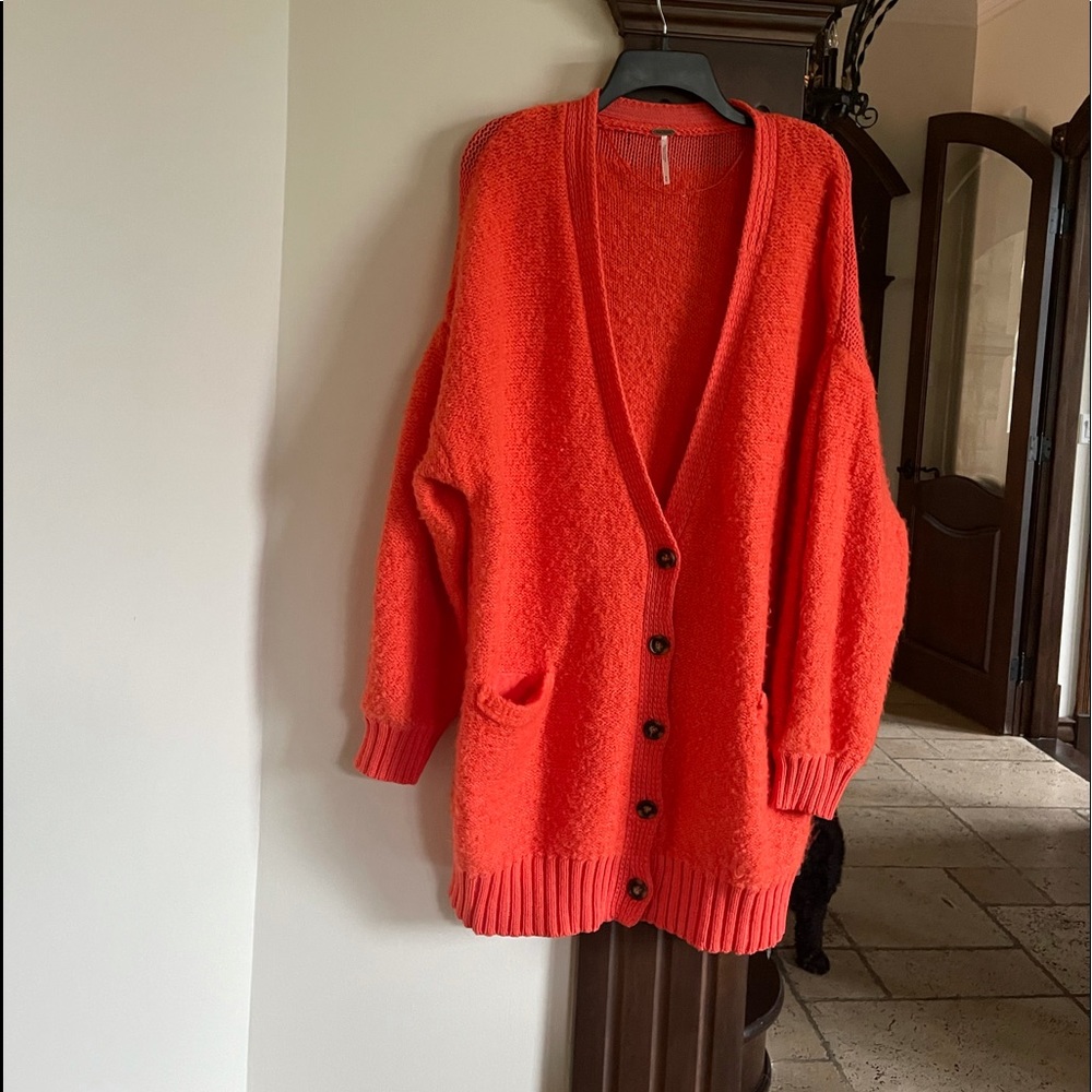NWT Free People Snow Drop Cardigan in Saturn Combo